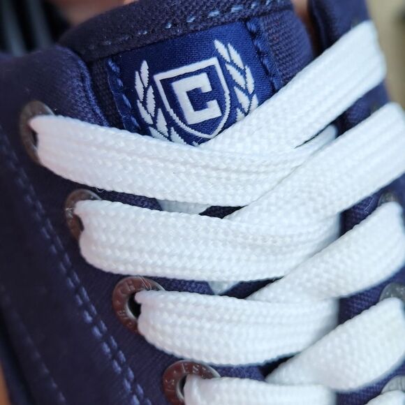 🔹️NWT Chaps Blue Chace Canvas Lace-up Sneakers Men's 7.5 - Picture 9 of 13